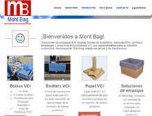 Tablet Screenshot of montbag.com